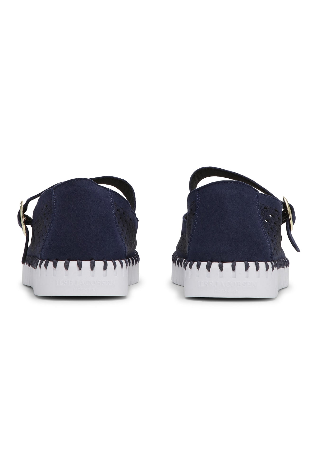 Ilse Jacobsen Tulip3476 Ballerina Dark Indigo White - Lacivert Kadın Ayakkabısı