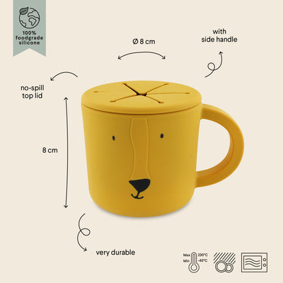 TRIXIE SILICONE SNACK CUP MR.LION - SİLİKON ATIŞTIRMALIK KABI