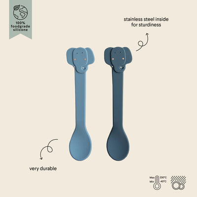 TRIXIE SILICONE SPOON MRS.ELEPHANT - 2'li SİLİKON KAŞIK