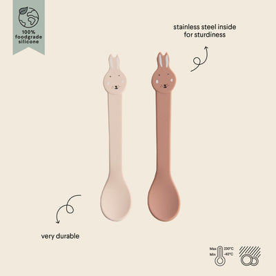 TRIXIE SILICONE SPOON MRS.RABBIT - 2'li SİLİKON KAŞIK