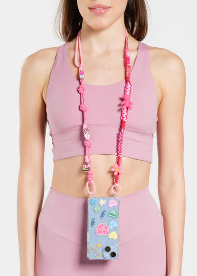 Happy-Nes Pink Parade Telefon Askısı