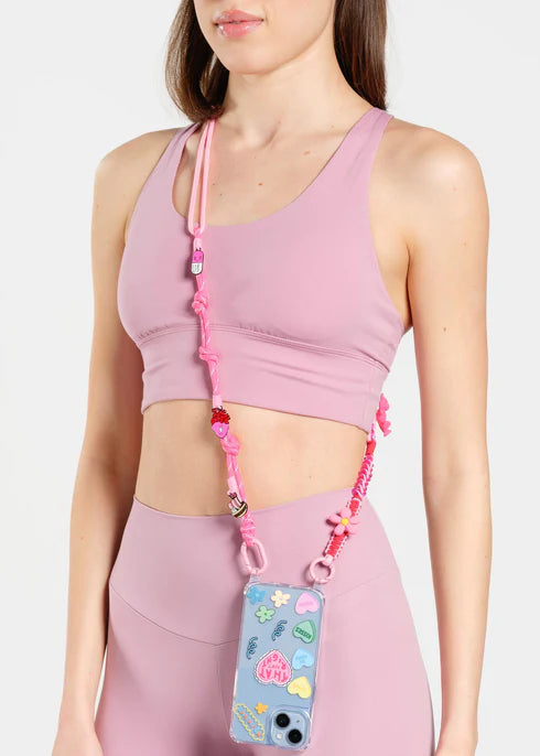 Happy-Nes Pink Parade Telefon Askısı