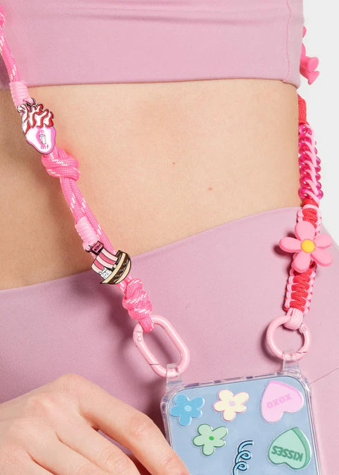 Happy-Nes Pink Parade Telefon Askısı