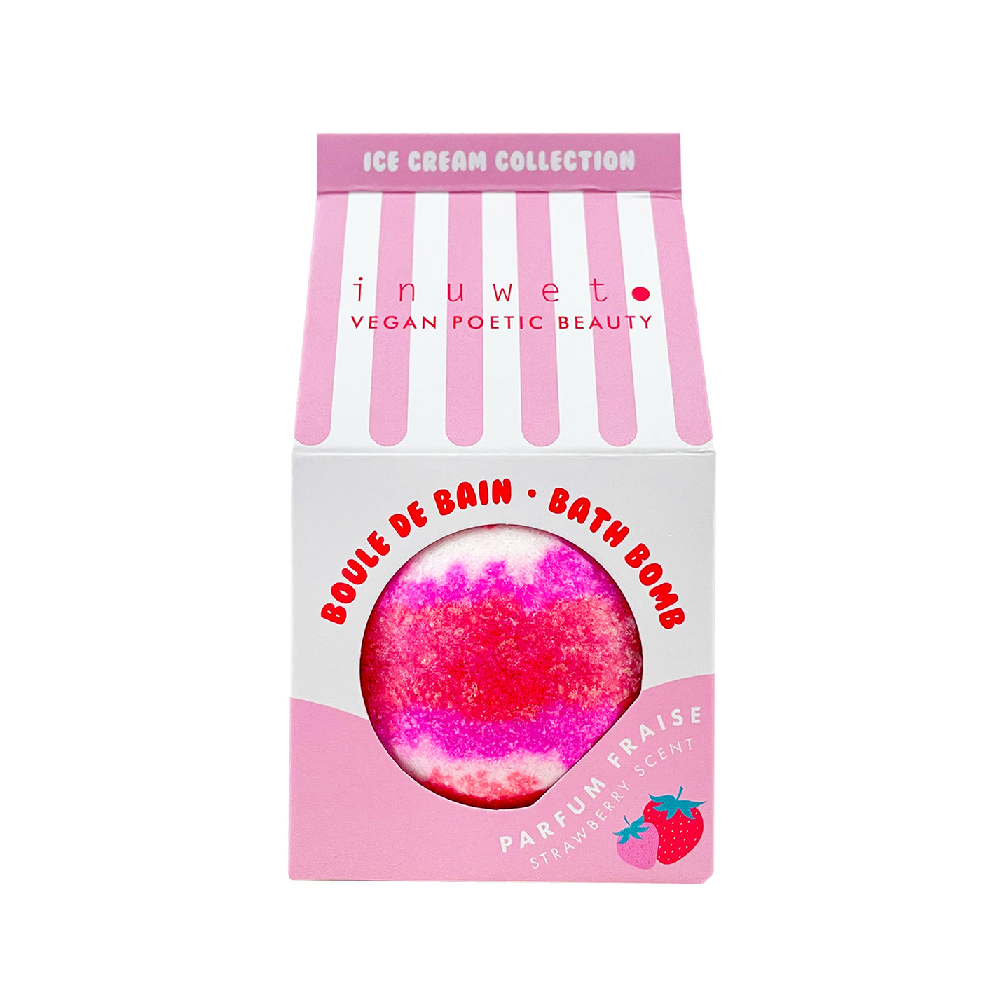 Inuwet Icecream Çilek Banyo Bombası