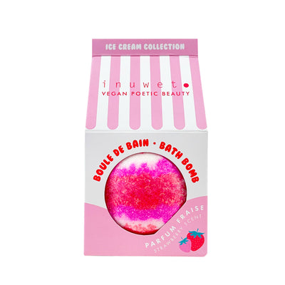 Inuwet Icecream Çilek Banyo Bombası