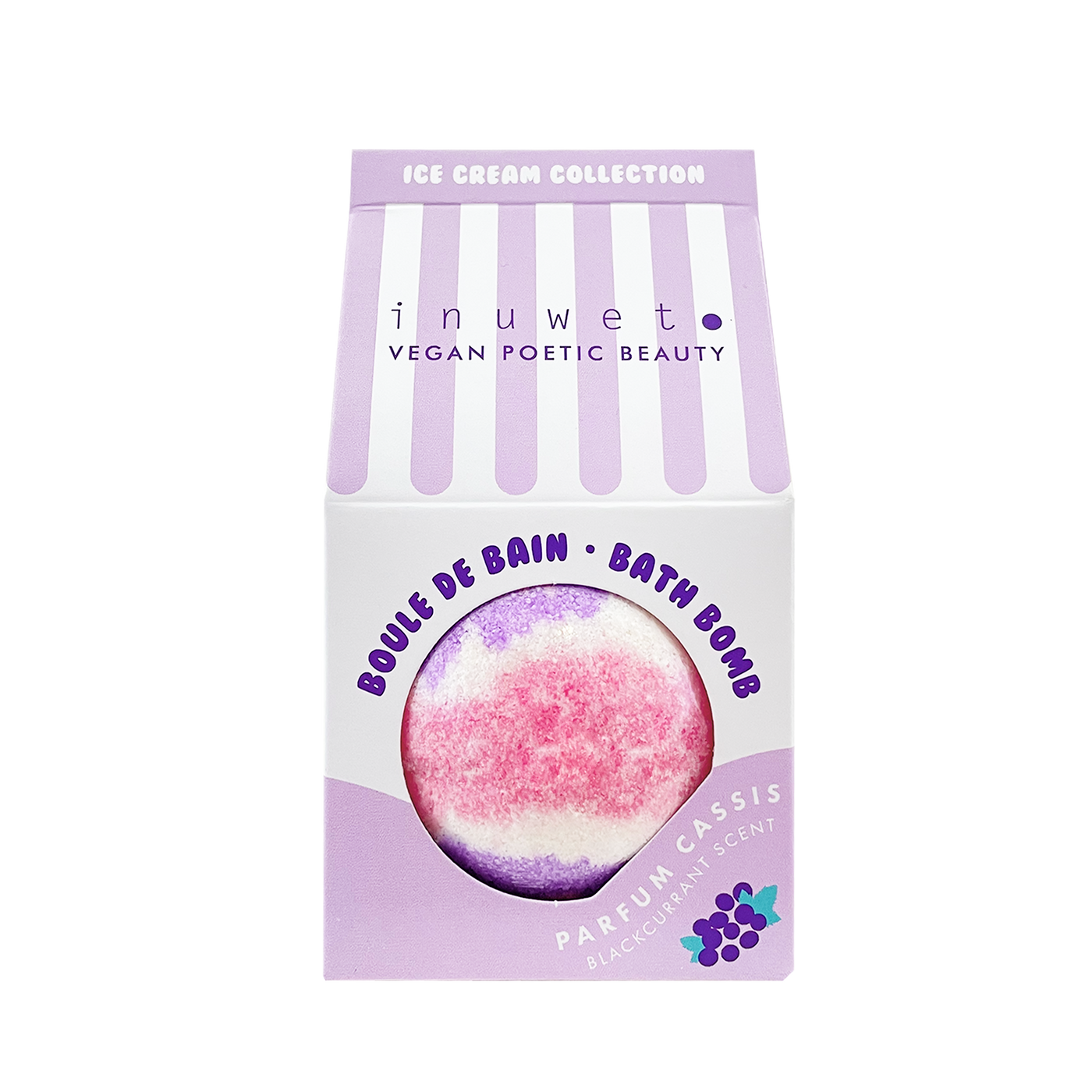 Inuwet Icecream Böğürtlen Banyo Bombası