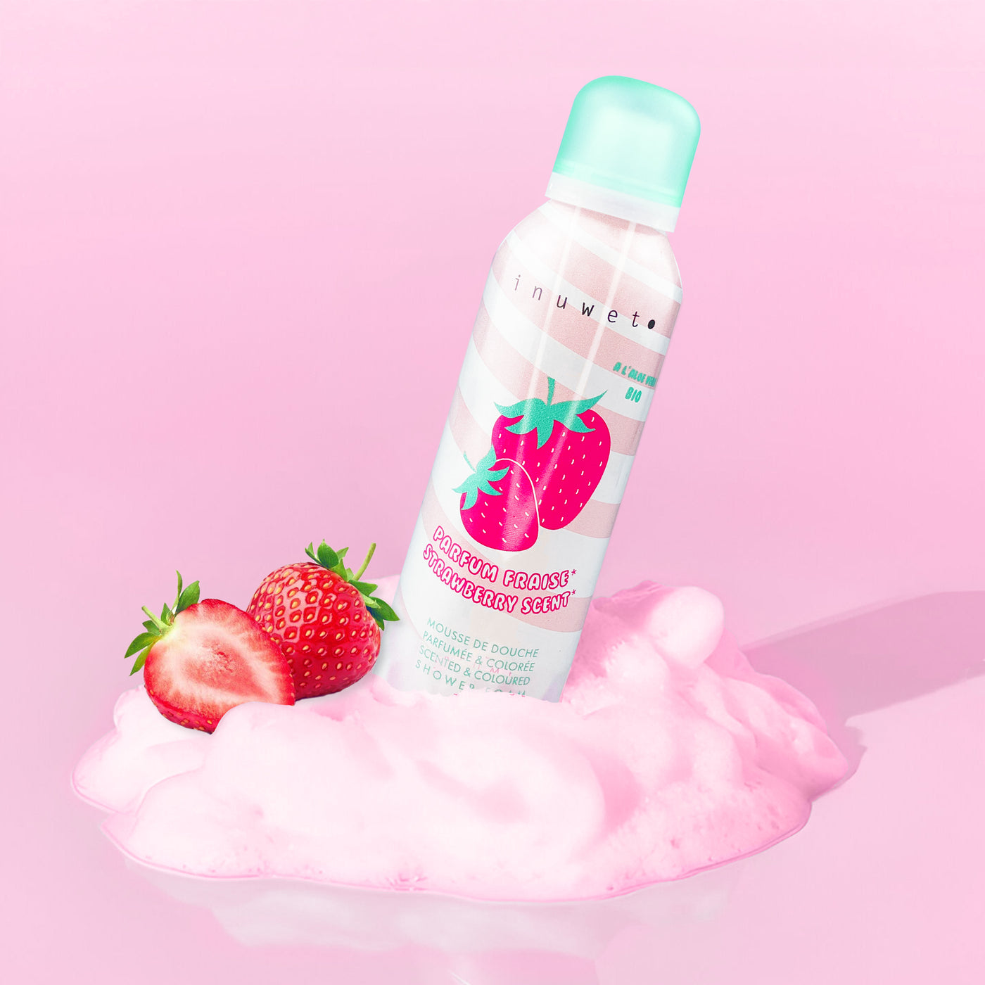 Inuwet Çilek Kokulu Duş Köpüğü 200ml