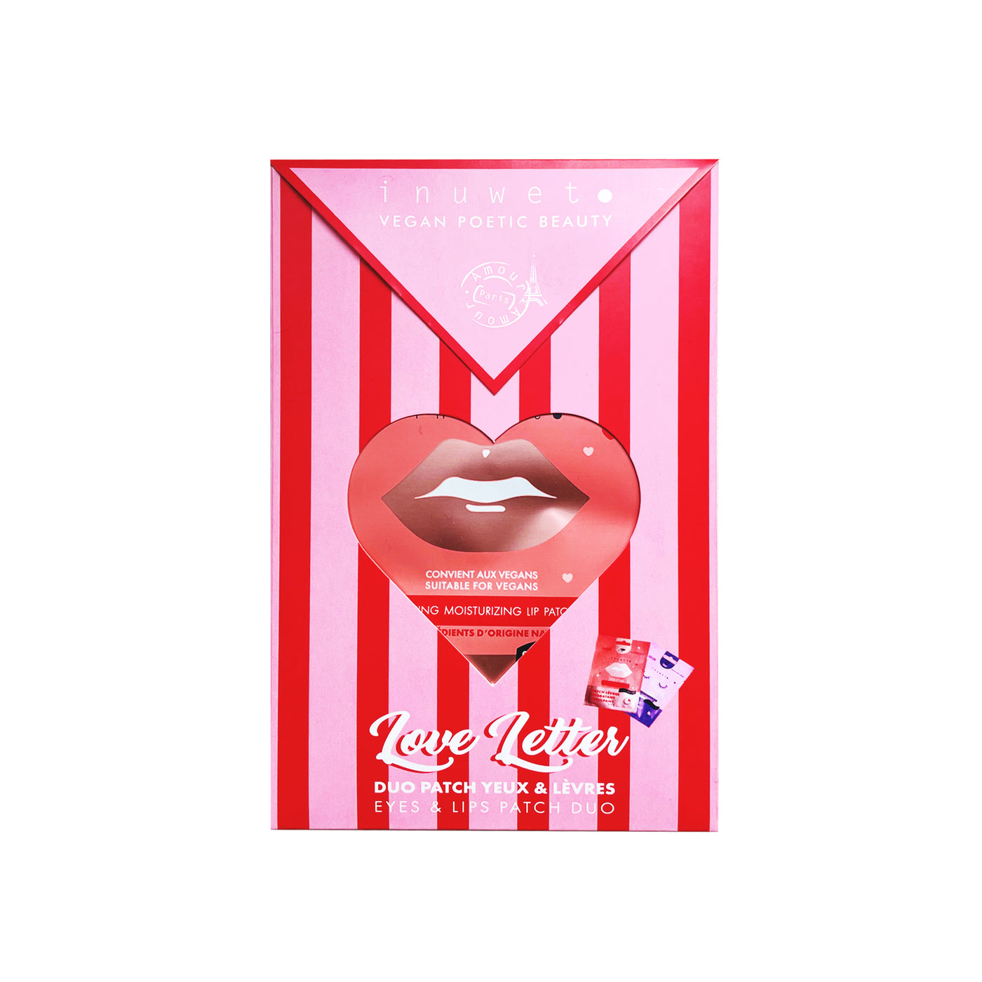 Inuwet Love Letter Dudak ve Göz Maskesi Seti