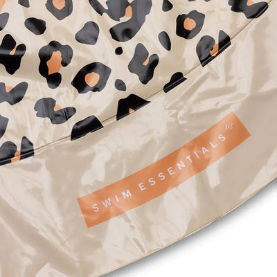 Swim Essentials Beige Leopard Fıskiyeli Mat 150cm