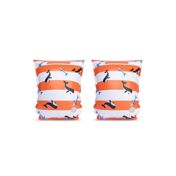 Swim Essentials Red White Whale Şişme Yüzme Kolluğu 2-6 Yaş