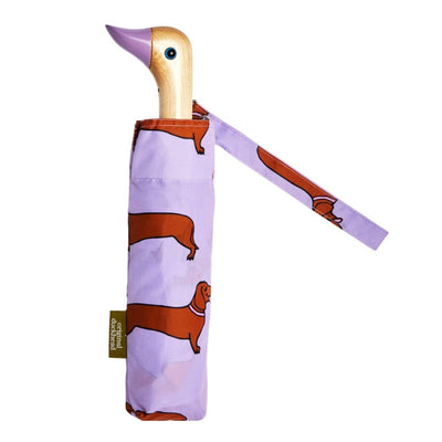 Duckhead Duck Kompakt Şemsiye Dachshund Purple