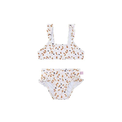 Swim Essentials Leopard Kaki UV Korumalı Bikini 4-6 Yaş