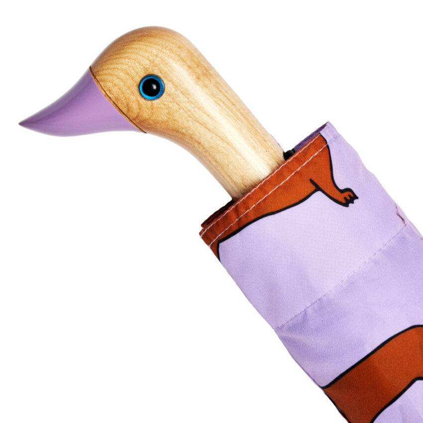 Duckhead Duck Kompakt Şemsiye Dachshund Purple
