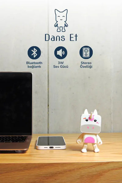 MOB - Dans Eden Hayvanlar Bluetooth Hoparlör Unicorn