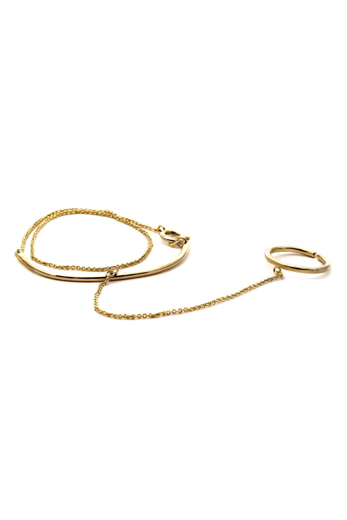 Atelier Petites Pierres - Golden Cuff Ring Şahmaran