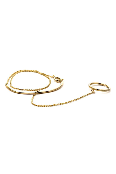 Atelier Petites Pierres - Golden Cuff Ring Şahmaran