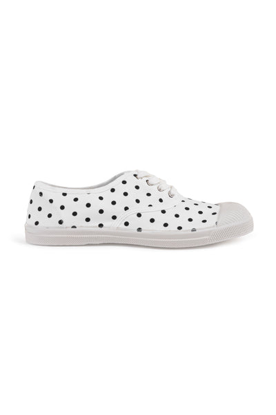 Bensimon X Muse For All Pois - Beyaz Puantiyeli Kadın Ayakkabısı