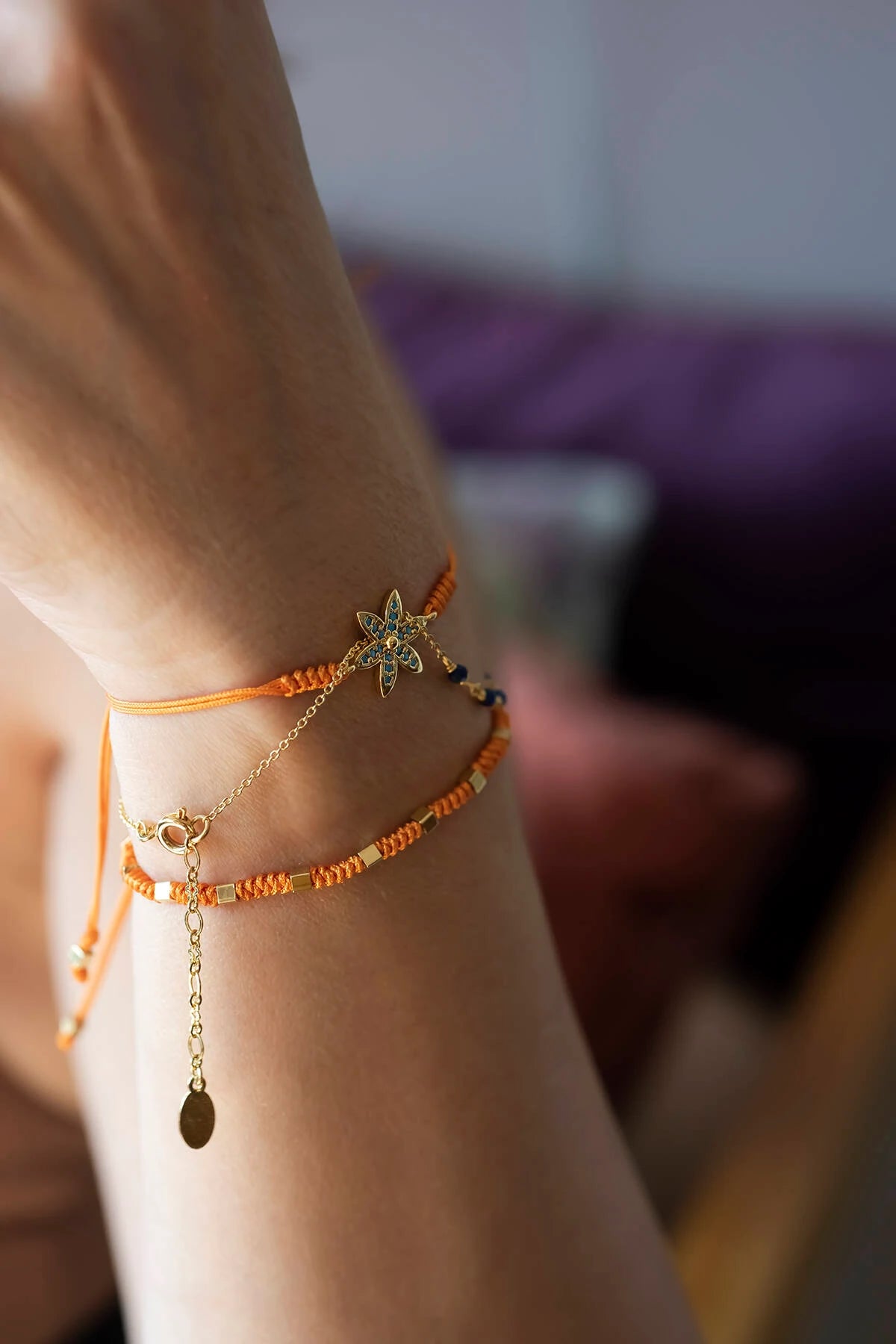 Atelier Petites Pierres - Rubik Orange Örgü Bileklik