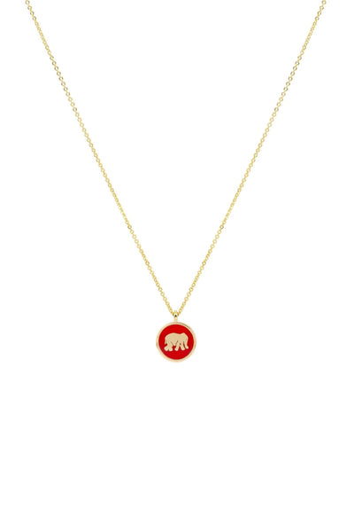 Atelier Petites Pierres - Red Elephant Filli Şans Kolye