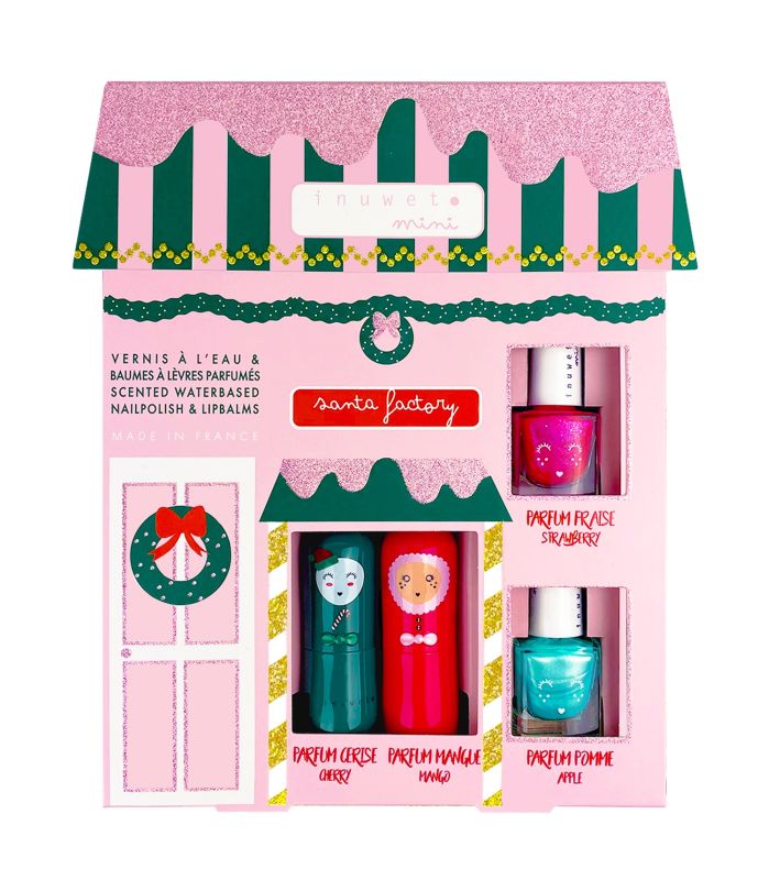 Inuwet Maison Charlotte Noel Evim - 2li lip balm ve 2li Oje Seti