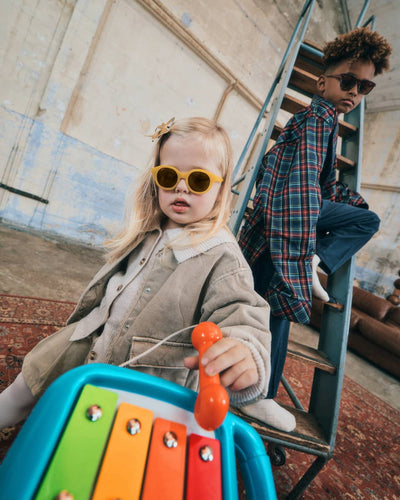 Izipizi Sun Kids #C Sweet Honey 9-36 Ay - Bal Rengi Çocuk Güneş Gözlüğü