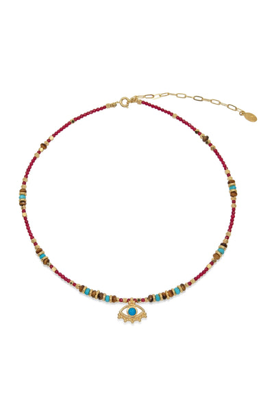 Atelier Petites Pierres - Magic Eye Mercan Göz Kolye