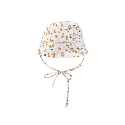 Swim Essentials Leopard Kaki UV Korumalı Bağcıklı Bebek Şapkası 2/4 Yaş