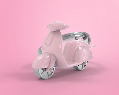 Metalmorphose Scooter Anahtarlık Pembe