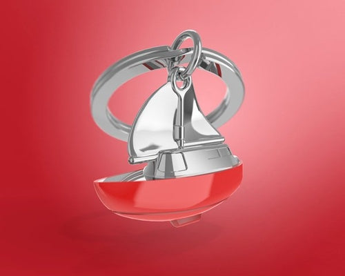 Metalmorphose Yelkenli Tekne Anahtarlık