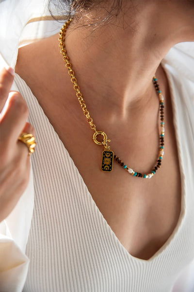 Atelier Petites Pierres - Talisman Doğaltaş Kolye