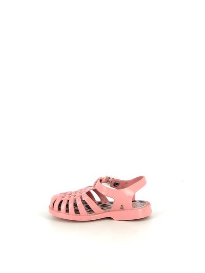 Meduse Sunleo Guimauve - Leopar Detaylı Pembe Çocuk Sandalet
