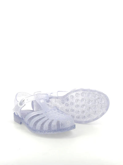 Meduse Sunmif Mat Argent Paillete - Mat Şeffaf Kadın Sandalet