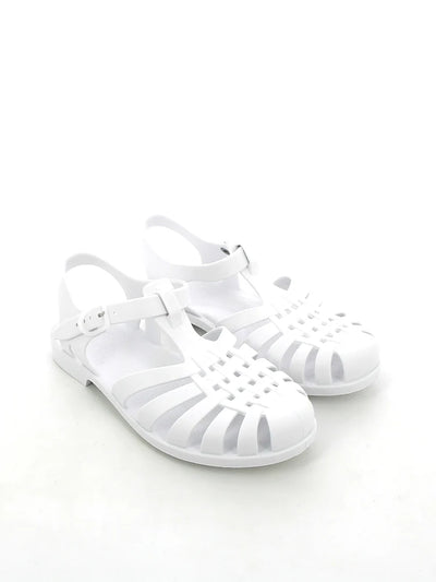 Meduse Sunmif Mat Blanc - Mat Beyaz Kadın Sandalet