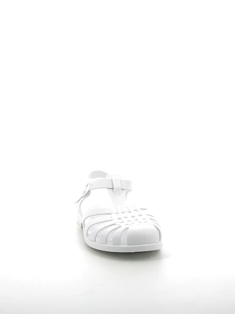 Meduse Sunmif Mat Blanc - Mat Beyaz Kadın Sandalet