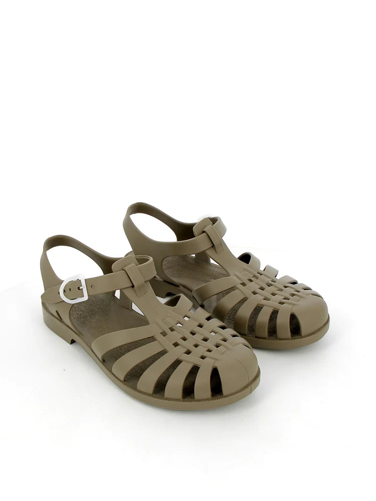 Meduse Sunmif Mat Khaki Clair - Mat Haki Kadın Sandalet