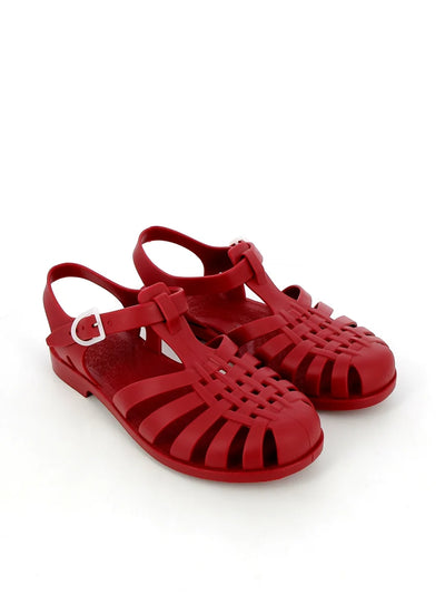 Meduse Sunmif Mat Rouge Fonce - Mat Bordo Kadın Sandalet