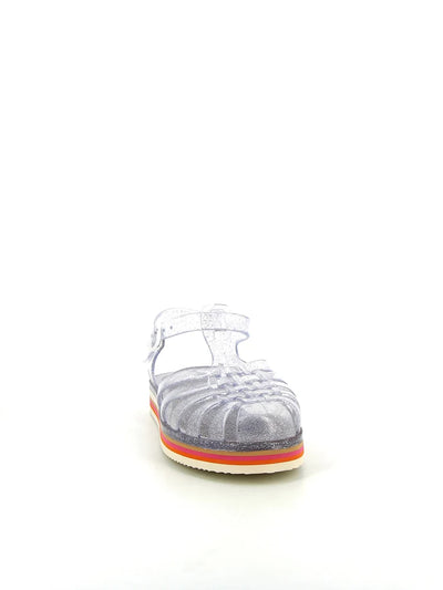 Meduse Sunset Argent Paillete - Şeffaf Kadın Sandalet