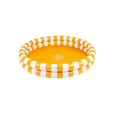 Swim Essentials Yellow Stripes Çocuk Şişme Oyun ve Yüzme Havuzu 100cm