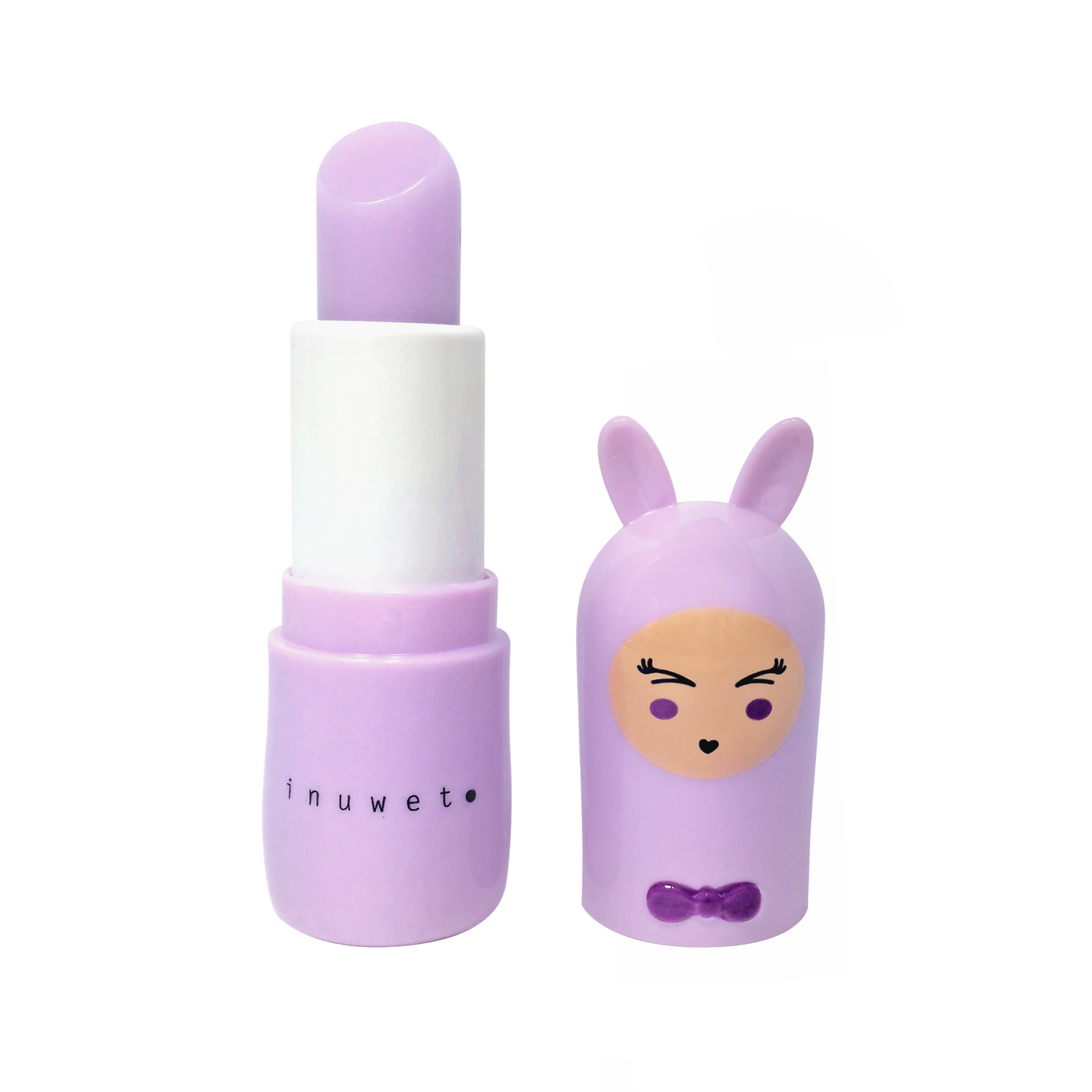 Inuwet Bunny Lipbalm Marshmallow / Purple