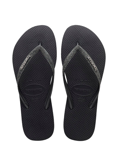 Havaianas Black Slim Glıtter - Siyah Yetişkin Terlik