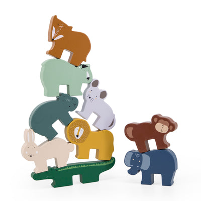 TRIXIE - WOODEN ANIMAL STACKING GAME - AHŞAP DENGE OYUNU