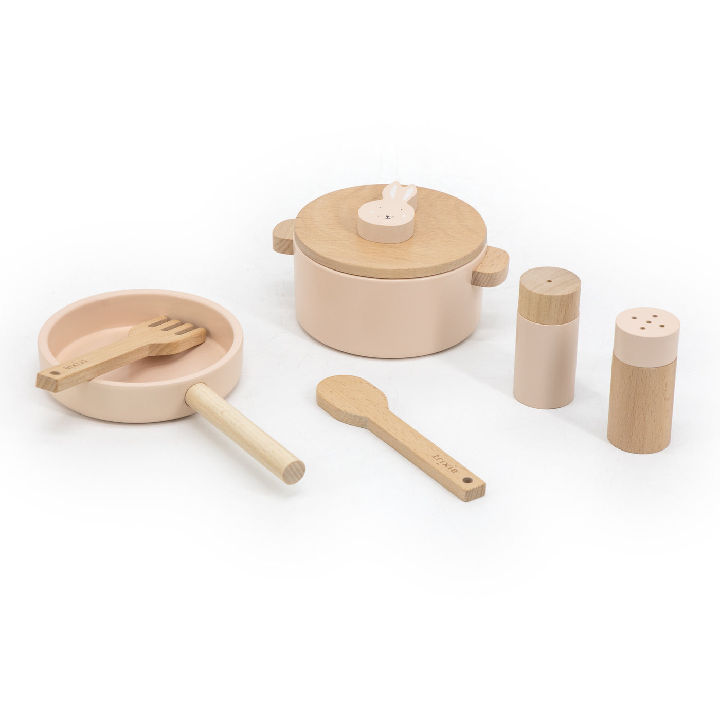 TRIXIE  MRS. RABBIT - WOODEN COOKING SET - OYUNCAK AHŞAP PİŞİRME SETİ