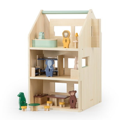 TRIXIE - WOODEN PLAY HOUSE  - AHŞAP AKSESUARLI OYUN EVİ