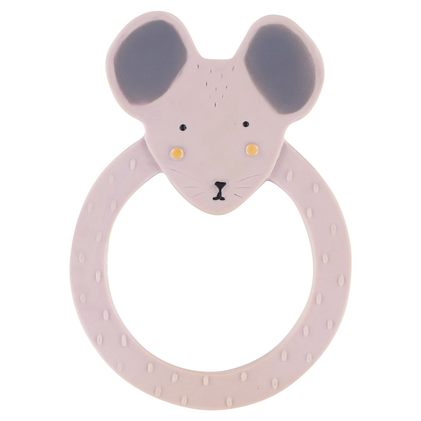 TRIXIE MRS. MOUSE  - NATURAL RUBBER ROUND TEETHER - BEBEK DİŞ KAŞIYICI