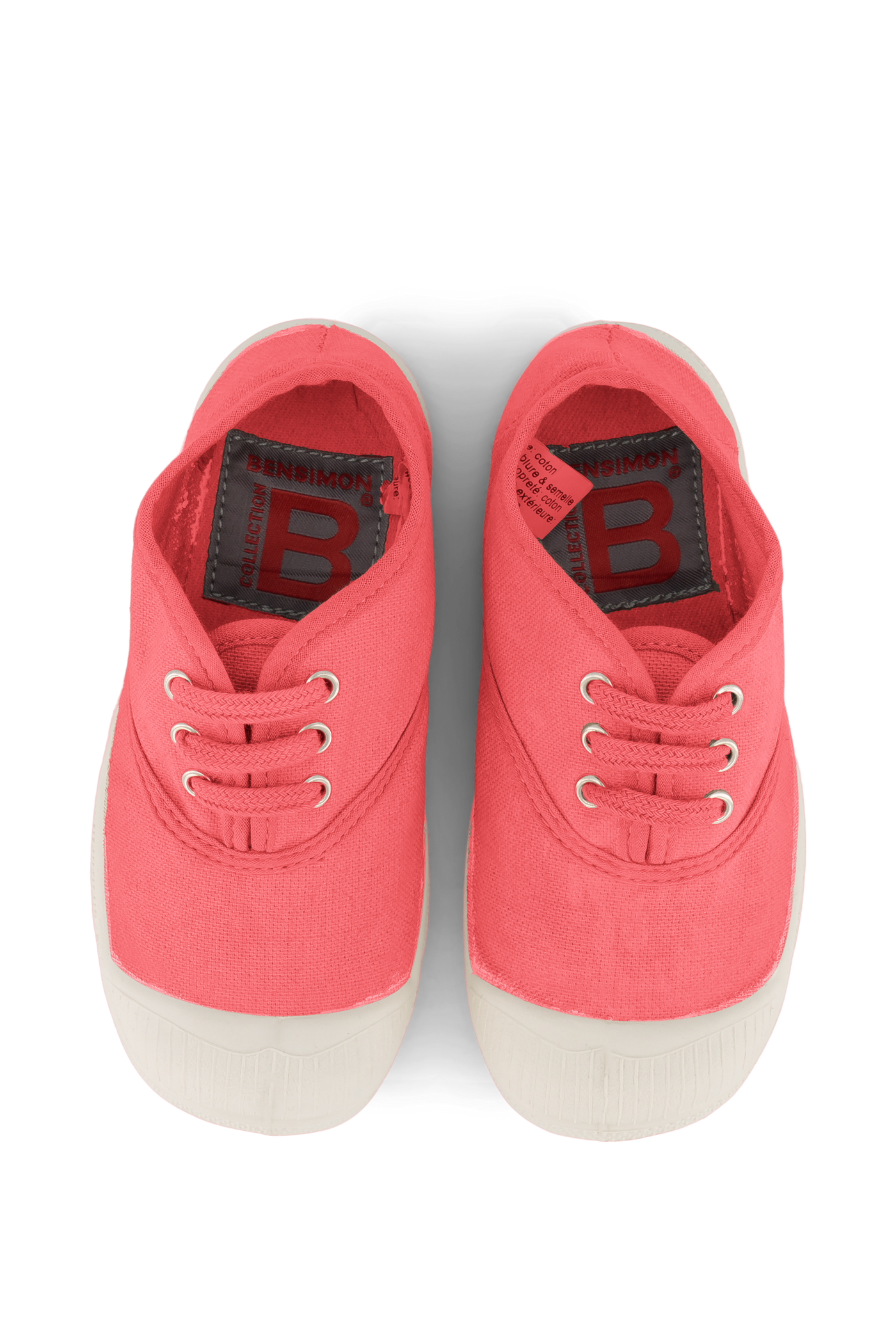 BENSIMON KIDS TENNIS LACETS ENFANT HIBISCUS - ÇOCUK AYAKKABISI