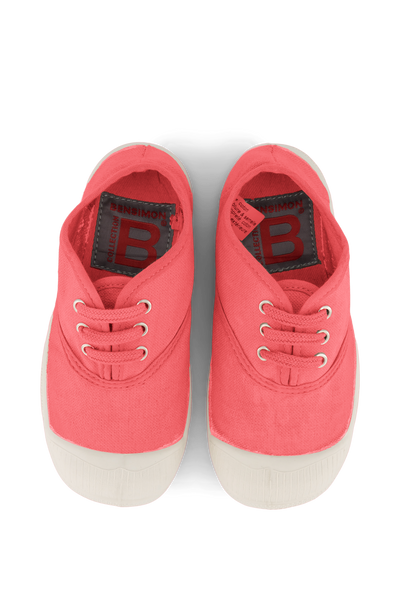 BENSIMON KIDS TENNIS LACETS ENFANT HIBISCUS - ÇOCUK AYAKKABISI