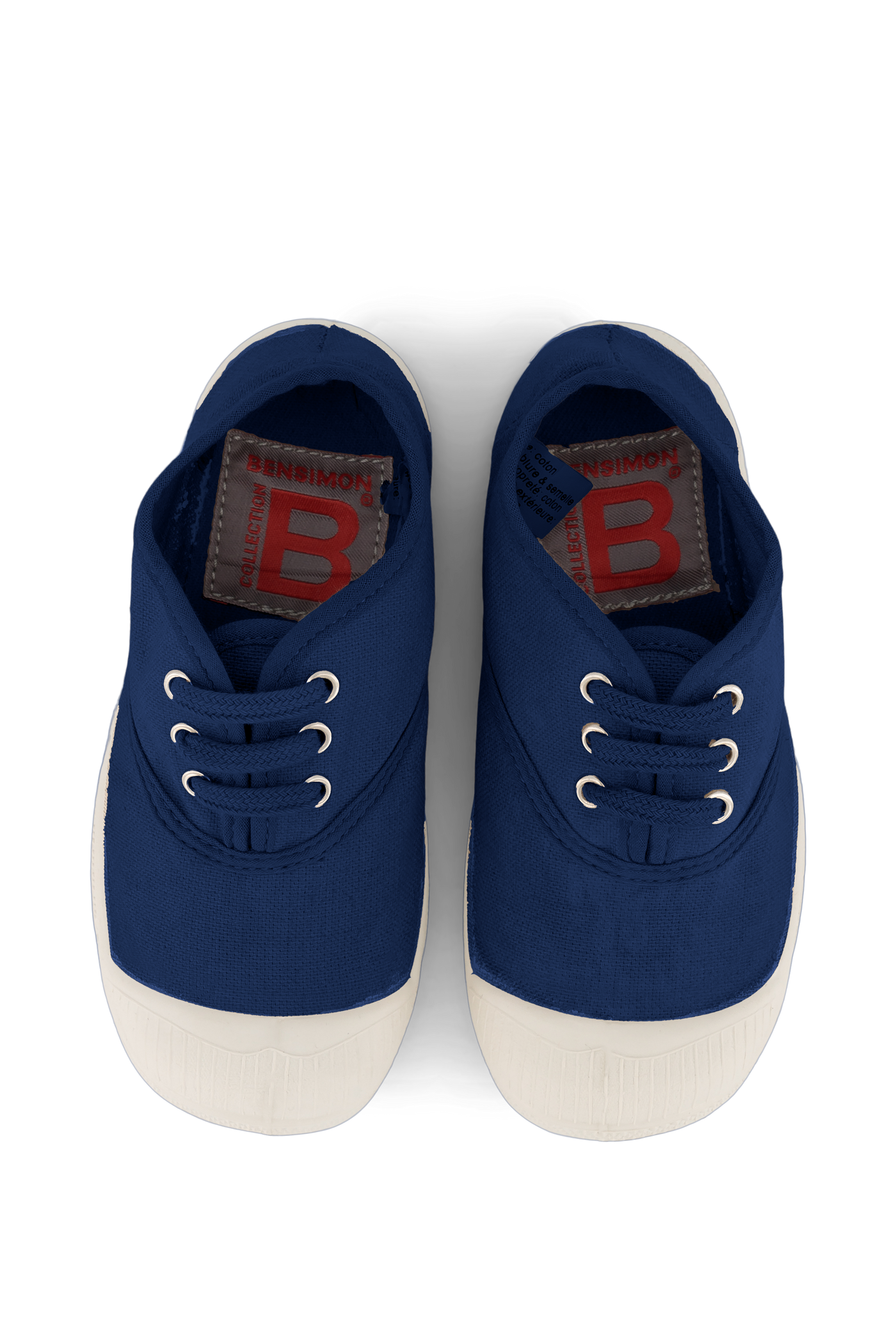 BENSIMON KIDS TENNIS LACETS ENFANT INDIGO - ÇOCUK AYAKKABISI