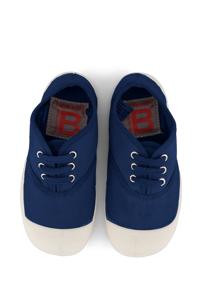 BENSIMON KIDS TENNIS LACETS ENFANT INDIGO - ÇOCUK AYAKKABISI