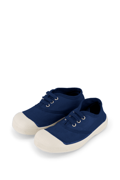 BENSIMON KIDS TENNIS LACETS ENFANT INDIGO - ÇOCUK AYAKKABISI