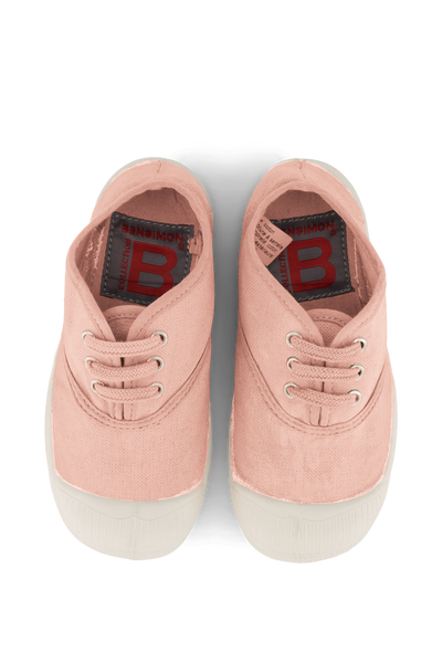 BENSIMON KIDS TENNIS LACETS ENFANT ROSE PALE - ÇOCUK AYAKKABISI